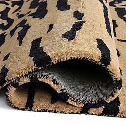 Tapis shaggy - Zebra Tufted Wool Premium (beige/noir)