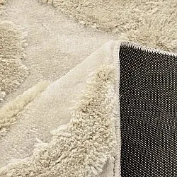 Tapis shaggy - Akaba (crème/beige)