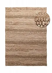 Tapis de laine - Almaty (marron clair)