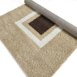 Tapis à poils longs - Alsace (beige/blanc/marron)