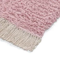 Tapis shaggy - Amira Natural Cotton Shaggy (rose)
