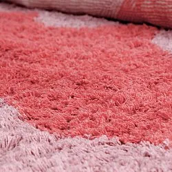 Tapis shaggy - Amira Natural Cotton Shaggy (rose)