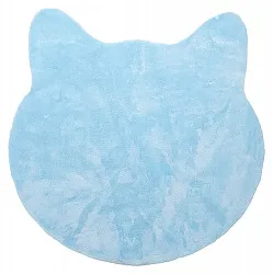 Tapis Enfant - Aranga Super Soft Cat (bleu clair)
