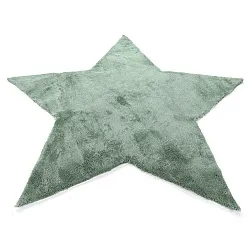Tapis Enfant - Aranga Super Soft Star (vert)