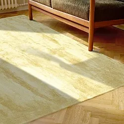 Tapis à poils longs - Aranga Super Soft Fur (jaune clair)