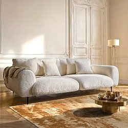 Tapis à poils longs - Aranga Super Soft Fur (orange clair)