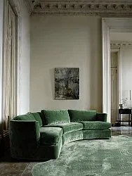 Tapis shaggy ondulé - Aranga Super Soft Fur (vert)