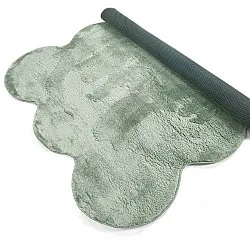 Tapis shaggy ondulé - Aranga Super Soft Fur (vert)