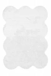 Tapis shaggy ondulé - Aranga Super Soft Fur (blanc)