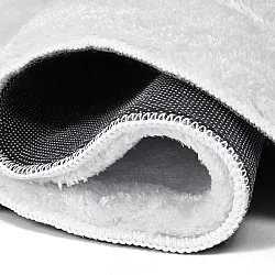 Tapis shaggy ondulé - Aranga Super Soft Fur (blanc)