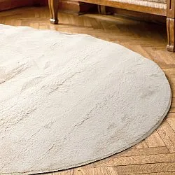 Tapis shaggy ovale - Aranga Super Soft Fur (beige)