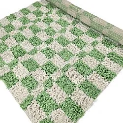 Tapis shaggy - Atrani Natural Cotton Shaggy (vert)