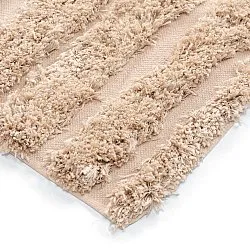 Tapis shaggy - Cazorla Natural Cotton Shaggy (beige)