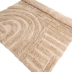 Tapis shaggy - Cazorla Natural Cotton Shaggy (beige)