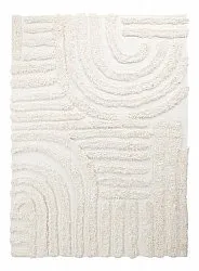 Tapis shaggy - Cazorla Natural Cotton Shaggy (blanc cassé)