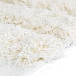Tapis shaggy - Cazorla Natural Cotton Shaggy (blanc cassé)