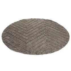 Tapis rond - Conara Natural Cotton Shaggy (taupe)