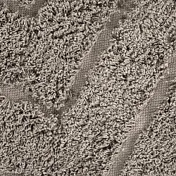 Tapis rond - Conara Natural Cotton Shaggy (taupe)