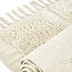 Tapis à poils longs - Cyrus Natural Cotton Shaggy (beige)