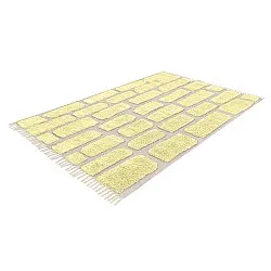 Tapis à poils longs - Cyrus Natural Cotton Shaggy (jaune)
