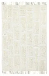 Tapis à poils longs - Cyrus Natural Cotton Shaggy (blanc cassé)