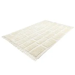 Tapis à poils longs - Cyrus Natural Cotton Shaggy (blanc cassé)