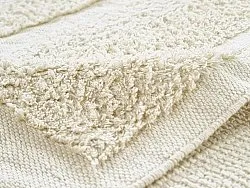 Tapis à poils longs - Cyrus Natural Cotton Shaggy (blanc cassé)