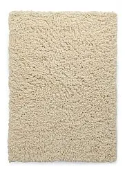 Tapis shaggy - Fassale Hand Woven Wool Shaggy (crème)