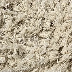 Tapis shaggy - Fassale Hand Woven Wool Shaggy (crème)