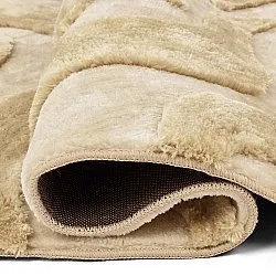 Tapis shaggy - Fergana (crème/beige)