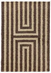 Tapis à poils longs - Imilchil (beige/marron)
