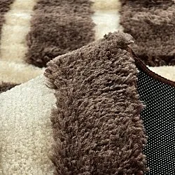 Tapis shaggy - Karbala (beige/marron)