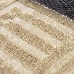 Tapis shaggy - Karbala (crème/beige)