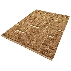 Tapis shaggy - Kiberg Hand Woven Wool Shaggy (beige)