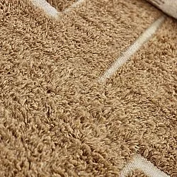 Tapis shaggy - Kiberg Hand Woven Wool Shaggy (beige)