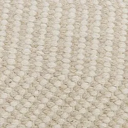 Tapis de laine - Larkana (beige/blanc)