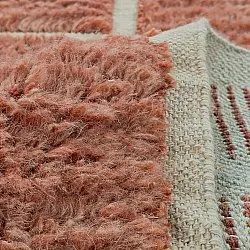 Tapis shaggy - Leknes Hand Woven Wool Shaggy (terre cuite)