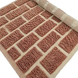 Tapis shaggy - Leknes Hand Woven Wool Shaggy (terre cuite)