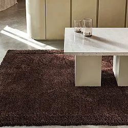 Tapis shaggy - Molyvos Natural Cotton Shaggy (marron)