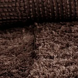 Tapis shaggy - Molyvos Natural Cotton Shaggy (marron)