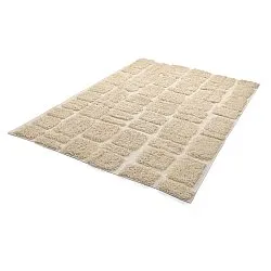 Tapis shaggy - Otranto Natural Cotton Shaggy (blanc cassé)