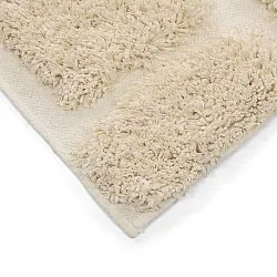 Tapis shaggy - Otranto Natural Cotton Shaggy (blanc cassé)
