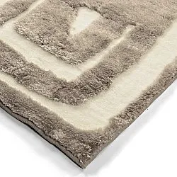 Tapis moelleux - Palmyra (beige/blanc)