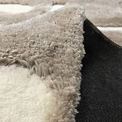 Tapis moelleux - Palmyra (beige/blanc)
