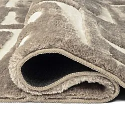 Tapis moelleux - Palmyra (beige/blanc)