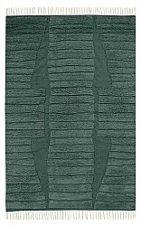 Tapis shaggy - Rani Natural Cotton Shaggy (vert)
