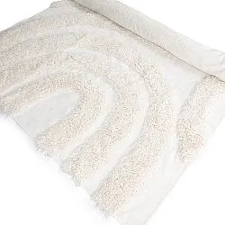 Tapis shaggy - Sivota Natural Cotton Shaggy (blanc cassé)