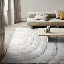 Tapis shaggy - Sivota Natural Cotton Shaggy (blanc cassé)