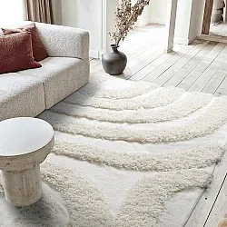 Tapis shaggy - Sivota Natural Cotton Shaggy (blanc cassé)