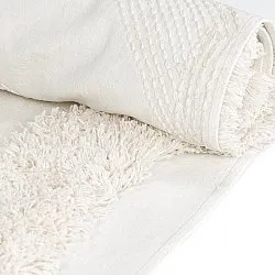 Tapis shaggy - Sivota Natural Cotton Shaggy (blanc cassé)